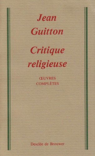 9782220027388: Oeuvres compltes, tome 2 : Critique religieuse