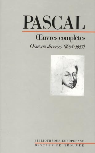 9782220031927: Oeuvres compltes: Volume 3, Oeuvres diverses (1654-1657)