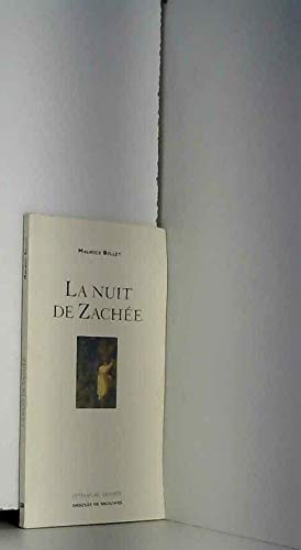 Beispielbild fr La Nuit de Zache zum Verkauf von Ammareal