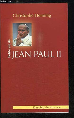 Beispielbild fr Petite vie de Jean-Paul II zum Verkauf von Ammareal