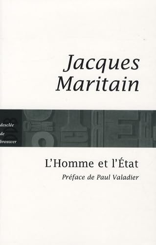 L'Homme et l'Etat (9782220060200) by Maritain, Jacques