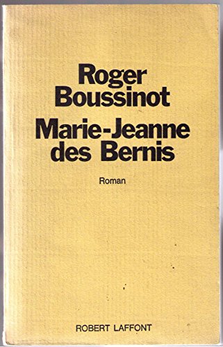Beispielbild fr Marie jeanne des bernis Boussinot Roger zum Verkauf von LIVREAUTRESORSAS