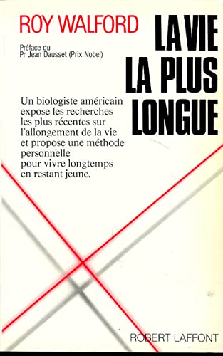 Stock image for La Vie La Plus Longue for sale by RECYCLIVRE