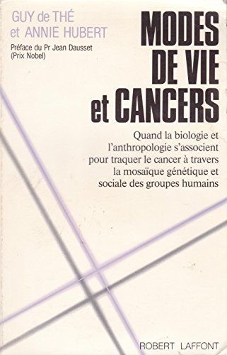 Stock image for Modes de vie et cancers for sale by medimops