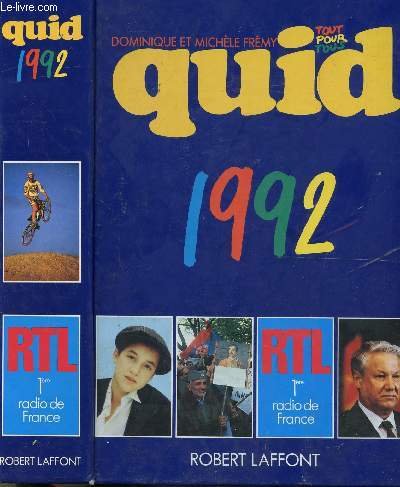 Stock image for Quid 1992 for sale by RECYCLIVRE