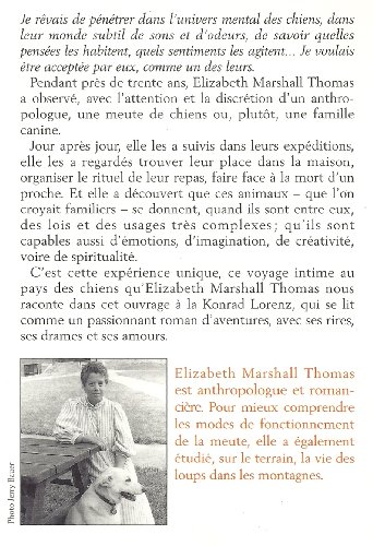 La vie secrÃ¨te des chiens (French Edition) (9782221077634) by Thomas, Elizabeth Marshall