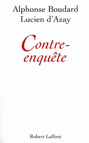 Beispielbild fr Contre-enqute zum Verkauf von RECYCLIVRE