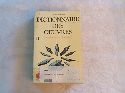 Beispielbild fr Dictionnaire Des Oeuvres : Tome 2 zum Verkauf von RECYCLIVRE
