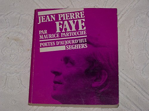 Imagen de archivo de P241-JEAN PIERRE FAYE a la venta por Ammareal