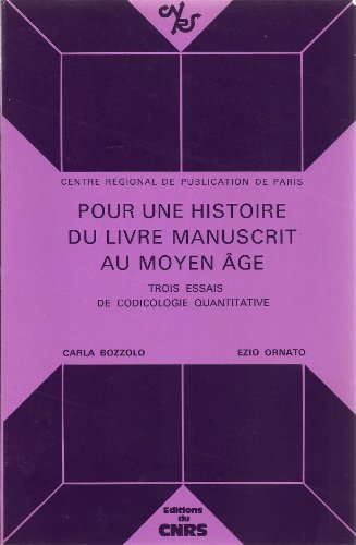 Stock image for Pour une Histoire du Livre Manuscrit au Moyen-ge. for sale by Plurabelle Books Ltd