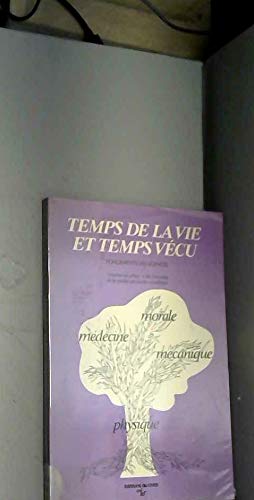 Beispielbild fr Temps de la vie et temps vcu zum Verkauf von Ammareal