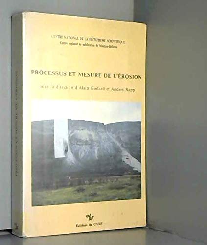 Imagen de archivo de Processus et mesure de l' rosion - processes and measurement of erosion a la venta por AwesomeBooks