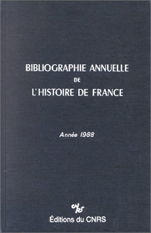 Stock image for bibliographie annuelle de l'histoire de france 34 for sale by LiLi - La Libert des Livres