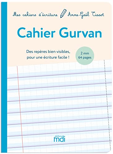 Stock image for MDI Mes cahiers d'criture Cahier Gurvan 2mm - 2020: Des repres bien visibles pour une criture facile ! for sale by Buchpark