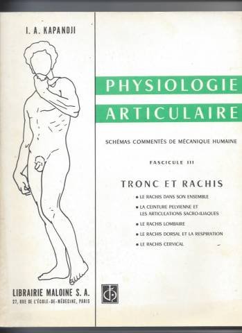 Beispielbild fr Physiologie articulaire zum Verkauf von medimops
