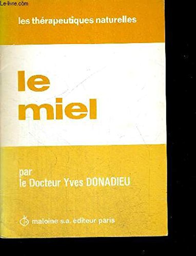 Stock image for Le Miel for sale by Le-Livre