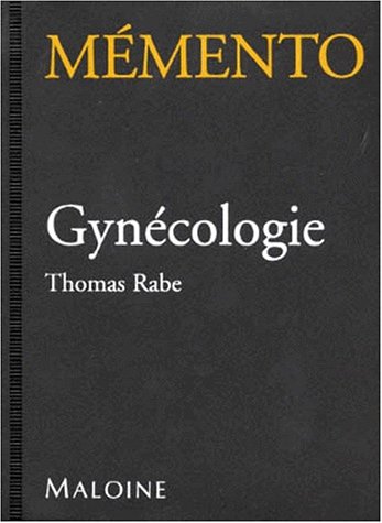 Stock image for Mmento : Gyncologie for sale by Ammareal