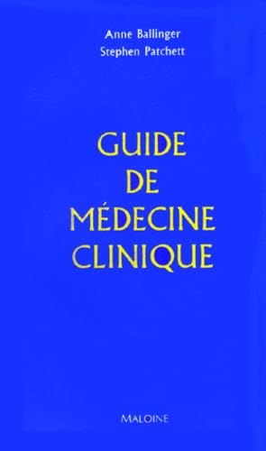 Beispielbild fr Guide de mdecine clinique zum Verkauf von medimops