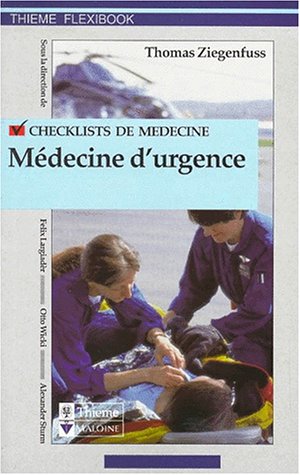 Beispielbild fr Mdecine d'urgence zum Verkauf von medimops