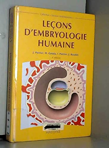 Beispielbild fr Leons d'embryologie humaine zum Verkauf von Ammareal