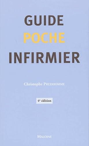 Stock image for Guide poche infirmier for sale by Ammareal