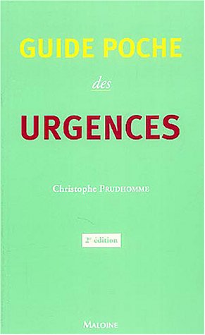 Beispielbild fr Guide poche des urgences zum Verkauf von medimops