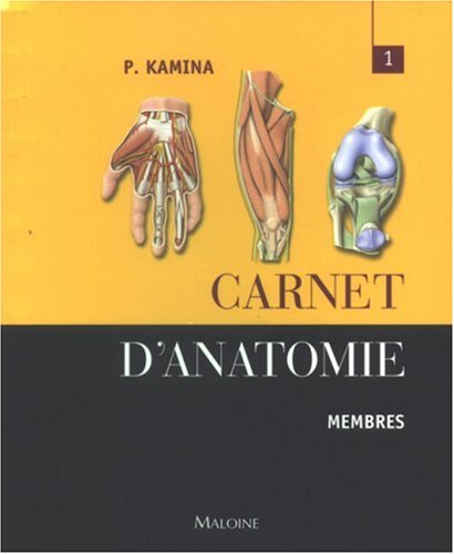 Beispielbild fr Carnet d'anatomie : Tome 1, Membres zum Verkauf von medimops