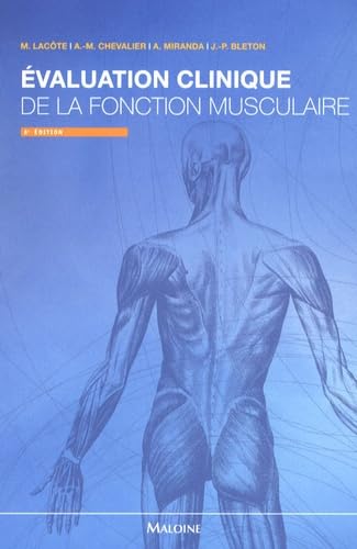 Imagen de archivo de Evaluation clinique de la fonction musculaire a la venta por medimops