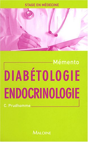 Stock image for Diabtologie Endocrinologie for sale by Ammareal