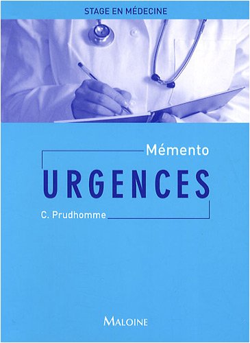 Beispielbild fr Mmento Urgences zum Verkauf von Ammareal