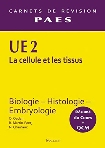 9782224030810: La cellule et les tissus UE 2: Biologie, histologie, embryologie