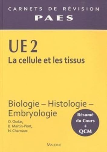 9782224030810: UE2 BIOLOGIE HISTO EMBRYOLOGIE PACES