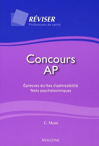 Beispielbild fr concours ap. epreuves ecrites d'admissibilite. tests psychotechniques zum Verkauf von Ammareal