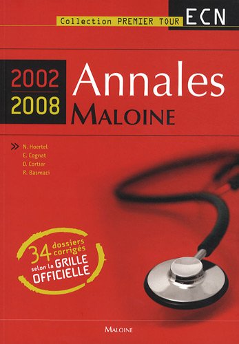 9782224031848: Annales Maloine internat-ECN 2002-2008
