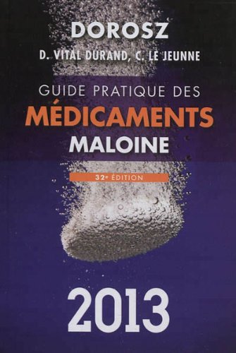 Stock image for Guide pratique des mdicaments 2013 for sale by medimops