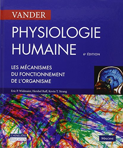 Beispielbild fr PHYSIOLOGIE HUMAINE VANDER, 6E ED. zum Verkauf von Gallix