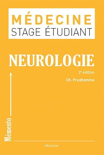 Stock image for Mdecine stage tudiant neurologie for sale by Ammareal
