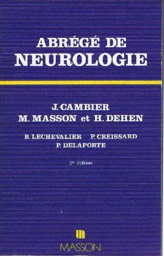 Beispielbild fr Abr g de neurologie Cambier, Jean zum Verkauf von LIVREAUTRESORSAS