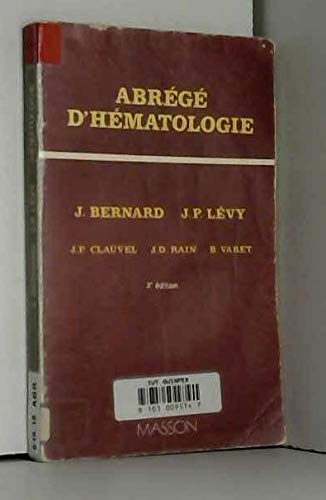 9782225426704: Abrégé d'hématologie (French Edition)