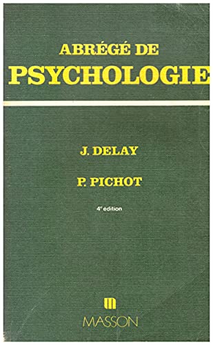 Imagen de archivo de Abrg de psychologie a la venta por A TOUT LIVRE