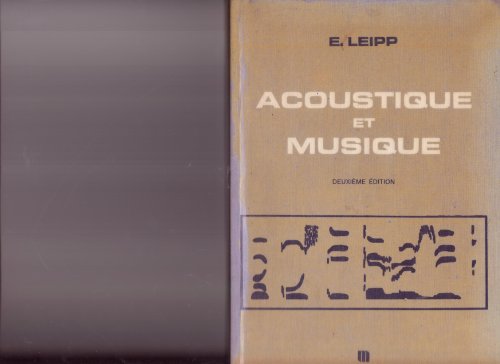 Stock image for Acoustique et musique for sale by Ammareal