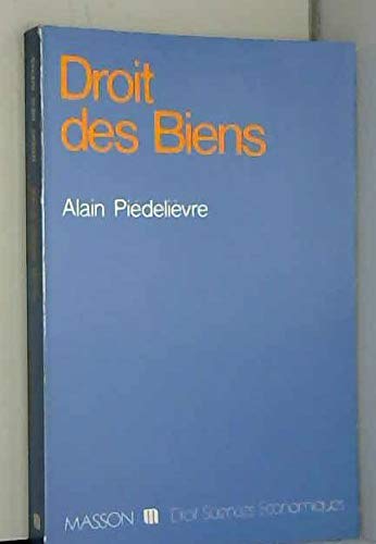 Stock image for DROIT DES BIENS : LES BIENS, LA PUBLICITE FONCIERE, LES SURETES REELLES for sale by Librairie rpgraphic