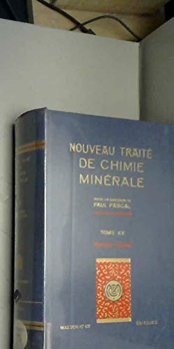 9782225575082: Nouveau trait de chimie minrale, tome 20