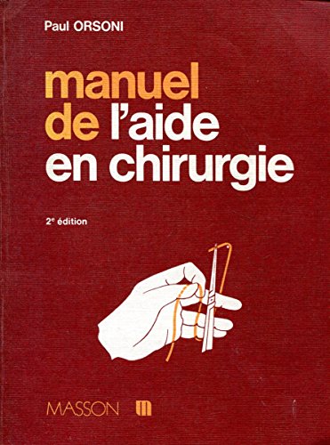 9782225661761: Manuel de l'aide en chirurgie