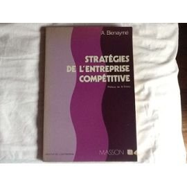 Stock image for Strategies de l'entreprise competitive for sale by Ammareal