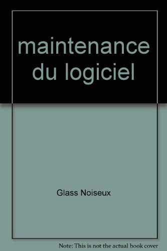 Stock image for maintenance du logiciel for sale by Librairie Th  la page