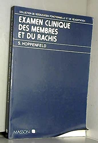 Imagen de archivo de Examen clinique des membres et du rachis a la venta por medimops