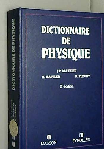 Stock image for Dictionnaire de physique for sale by Ammareal