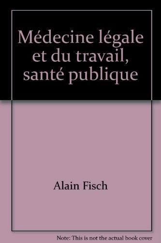 Stock image for Mdecine lgale et du travail, sant publique for sale by Librairie Th  la page