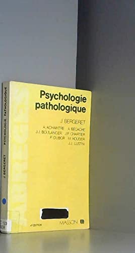 Stock image for Psychologie Pathologique for sale by RECYCLIVRE